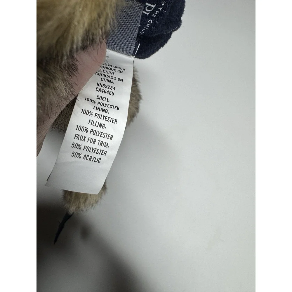 Childrens Place Trapper Hat Size Large (4T-5T) Dinosaurs NWT Winter Warm Soft